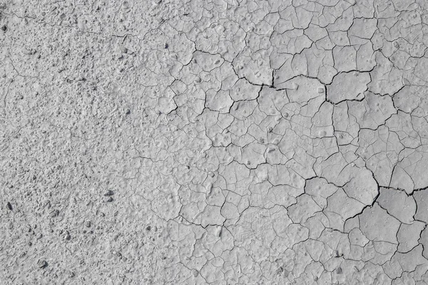Сухая трещинистая глина — стоковое фото