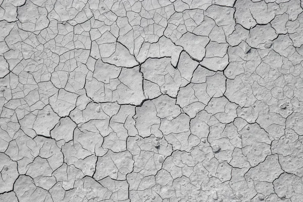 Dried Cracked Clay Texture Gravel Stones — Stock Photo, Image