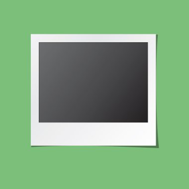 Instant Photo Frame Isolated Vector clipart