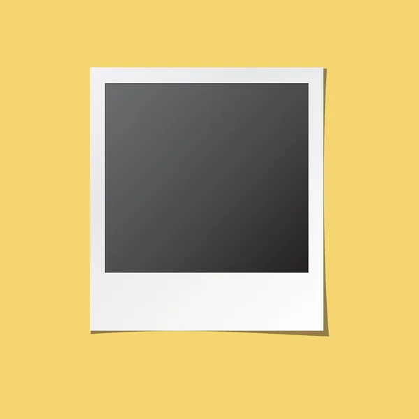 Instant Photo Frame isolerade Vector — Stock vektor