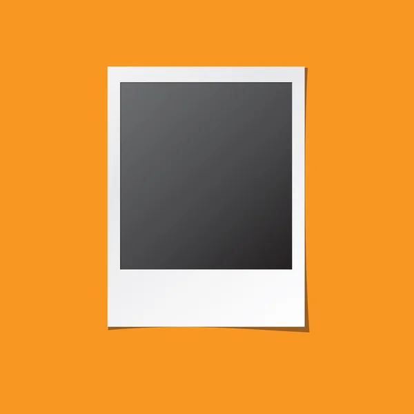 Instant Photo Frame Isolated Vector — Stock Vector