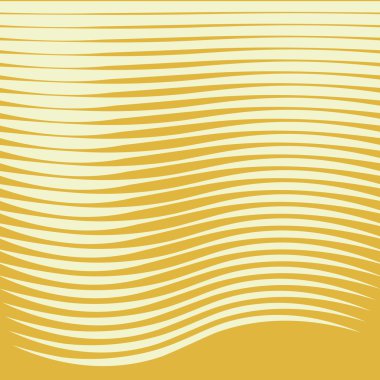 Noktalı resim deseni altın dalgalı çizgiler üzerinden