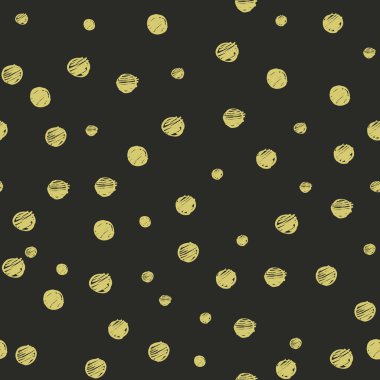Rasgele altın nokta Seamless Modeli