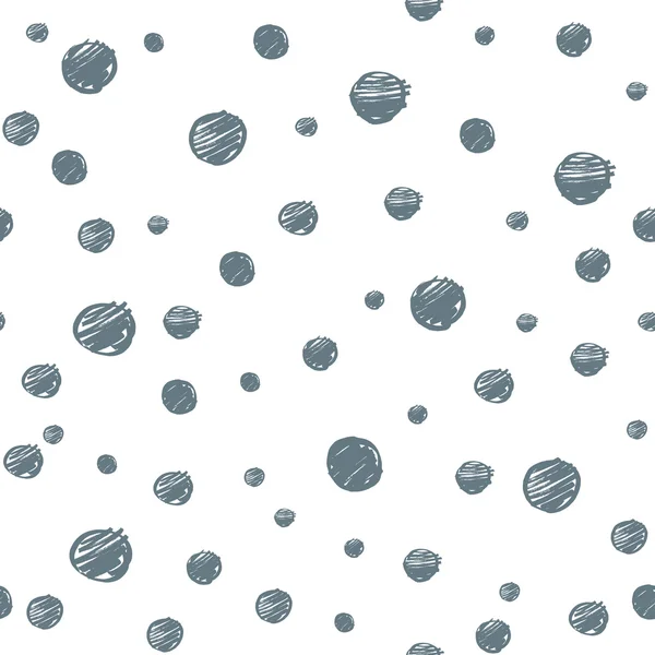 Silver Painted Random Dots Seamless Pattern — Stock Vector