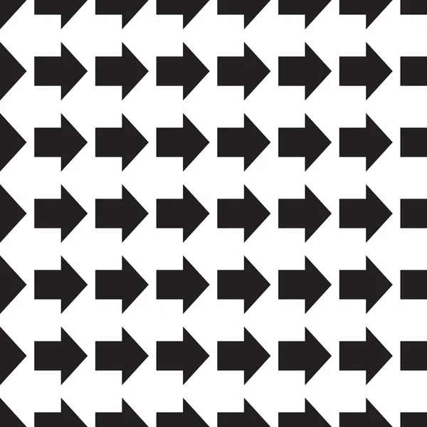 矢印のシームレスな幾何学的なパターン — ストックベクタ