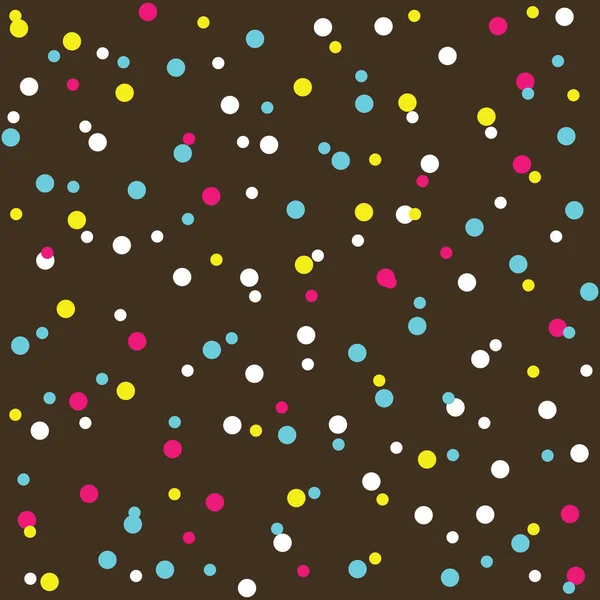 Sprinkles coloridos Donut Glaze padrão sem costura —  Vetores de Stock