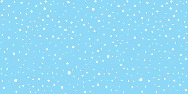 Sníh padá vzor bezešvé Vánoční pozadí — Stockový vektor