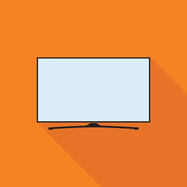 LED Smart TV Icon — Stock Vector