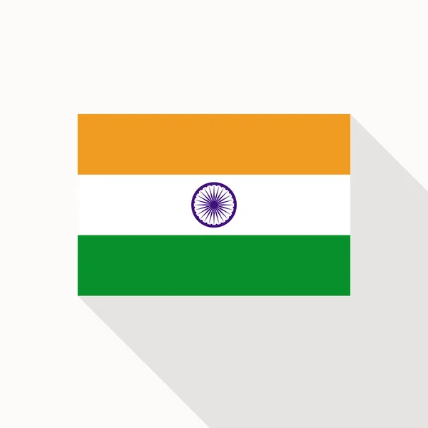 Bandera nacional de la India — Vector de stock