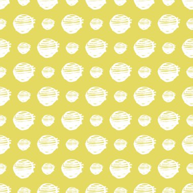 Dikişsiz desen marker nokta üzerinde altın arka plan