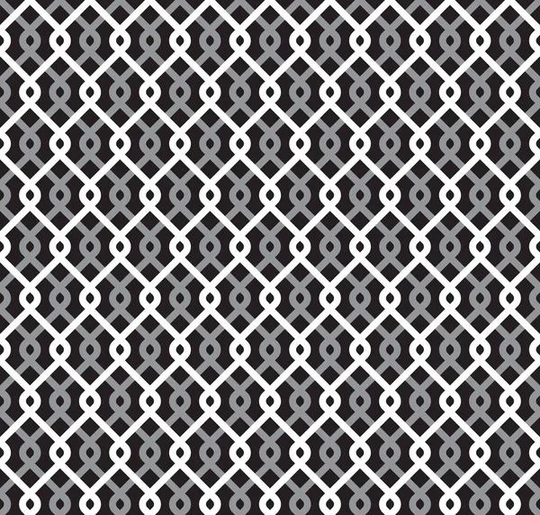 Wired Metallic Fence Seamless Pattern — Stock Vector