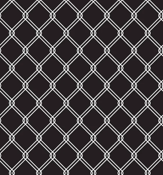 Steel Wired Fence Seamless Pattern Overlay — Stock Vector