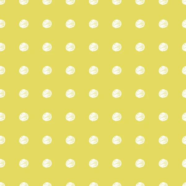 Marker Dots on Golden Background Seamless Pattern — Stock Vector