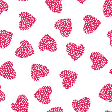 Kalpler Seamless Modeli kaydırma doku