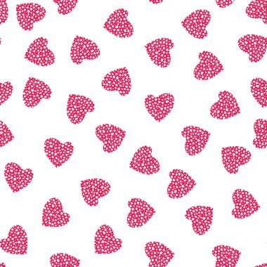 Kalpler Seamless Modeli kaydırma doku