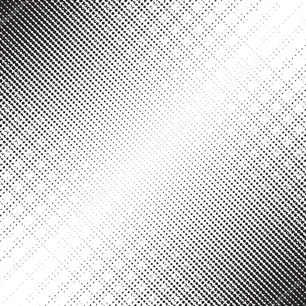 Diagonal Dots Halftone Pattern