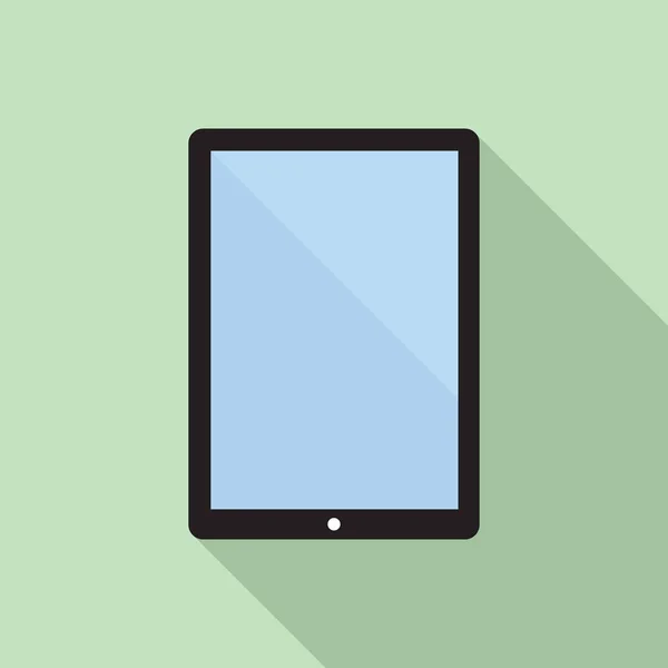 Tablet ícone de computador plano —  Vetores de Stock