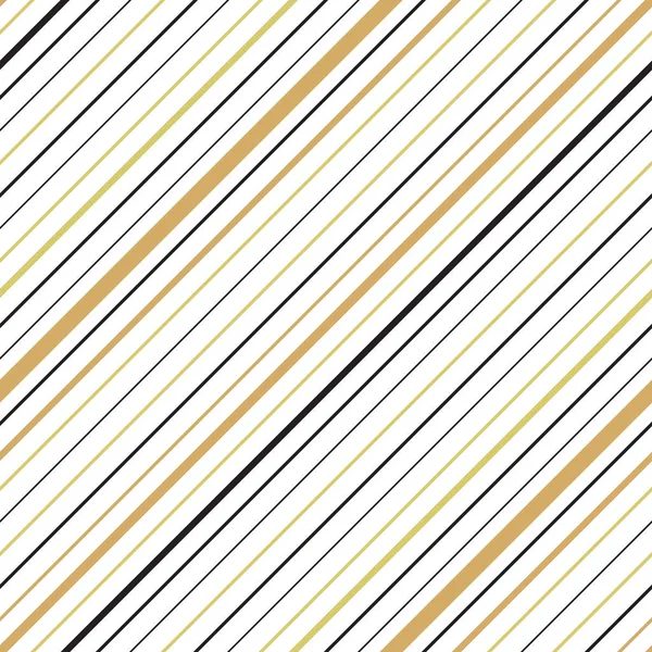Modèle Sans Couture Rayé Diagonale Couleur Dorée Texture Répétitive Avec — Image vectorielle