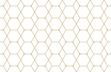 Altın Çizgiler Kusursuz Desen