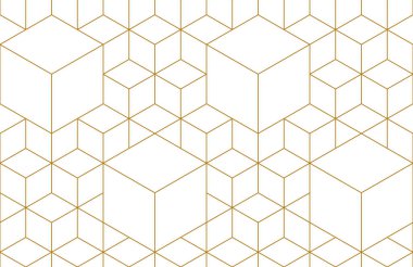 Altın Çizgiler Kusursuz Desen