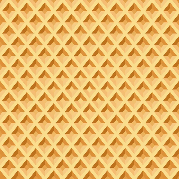 Modèle Sans Couture Gaufrette Fond Gaufre Cuite Avec Texture Répétitive — Image vectorielle