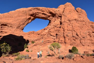 Utah, Usa 'daki Arches Ulusal Parkı 23 Nisan 2019