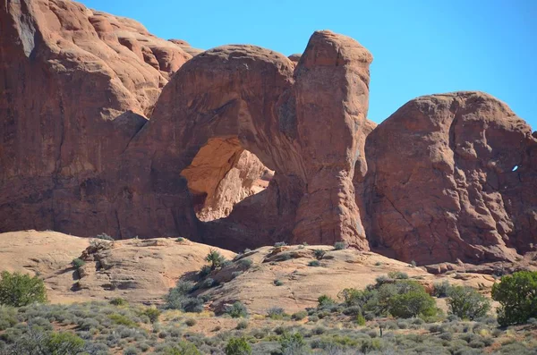 Národním Parku Arches Utahu Usa — Stock fotografie