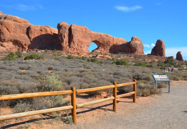 Parque Nacional Dos Arcos Utah Eua — Fotografia de Stock