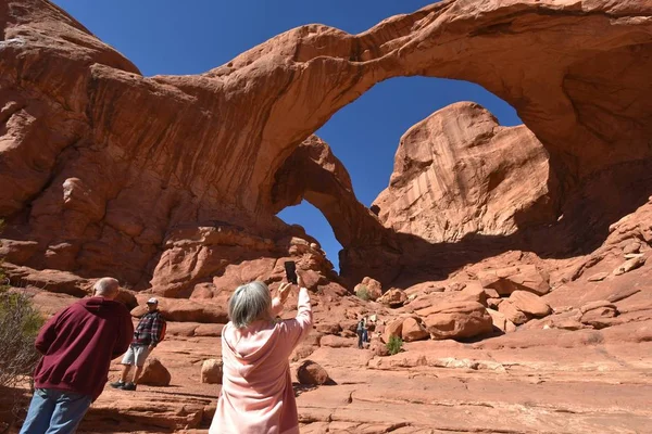 Národní Park Arches Utahu Usa Dubna 2019 — Stock fotografie