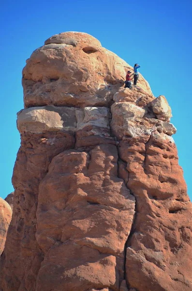 Utah Usa Daki Arches Ulusal Parkı Nisan 2019 — Stok fotoğraf