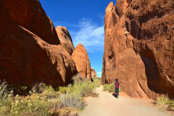 Parque Nacional Dos Arcos Utah Eua Abril 2019 — Fotografia de Stock