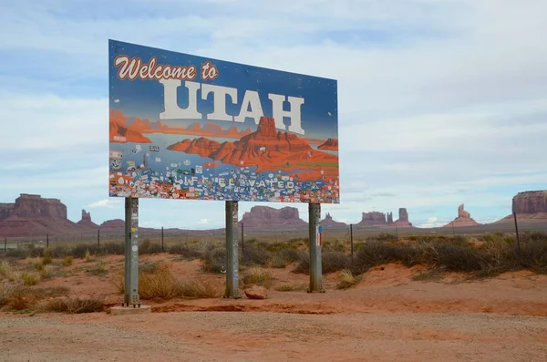 Monument Valley Tribal Park v Utahu, Usa — Stock fotografie