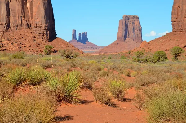 Monument Valley Tribal Park v Utahu, Usa — Stock fotografie