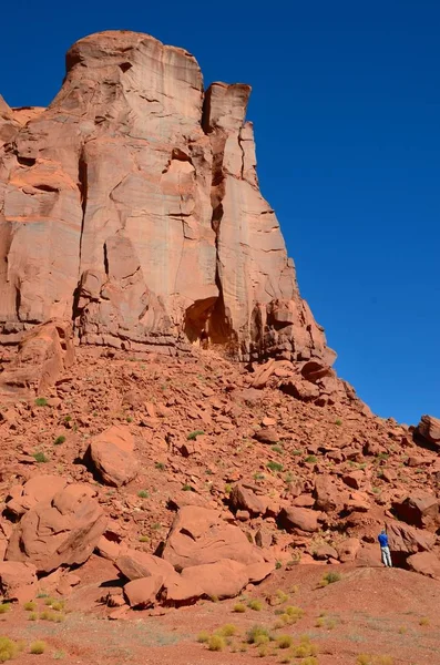 Monument Valley Tribal Park v Utahu, Usa — Stock fotografie