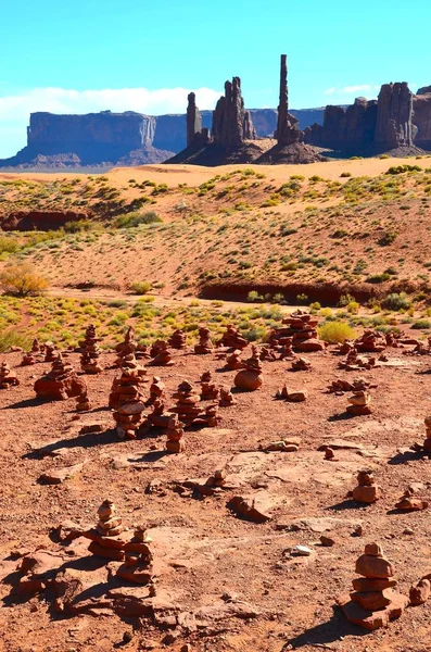 Monument Valley Tribal Park v Utahu, Usa — Stock fotografie