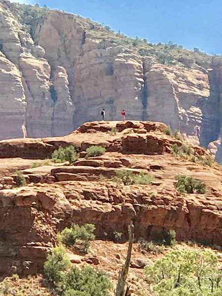 Escursionisti Sedona Red Rock Arizona Usa Settembre 2019 — Foto Stock