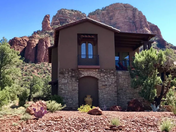 Krajobraz Architektura Sedony Arizonie Usa — Zdjęcie stockowe