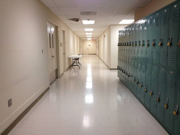 Locker Room High School Stock Photo