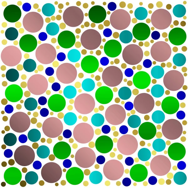 Många små metalliskt glänsande bollar till en lysande mönster — Stockfoto