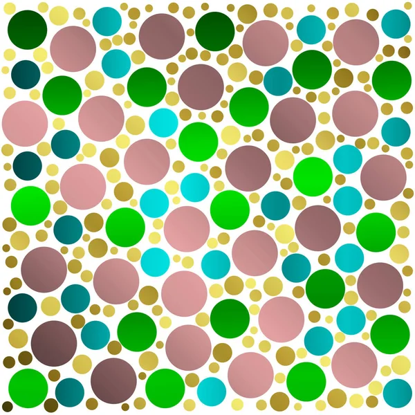 Muchas pequeñas bolas metálicas brillantes a un patrón luminoso —  Fotos de Stock