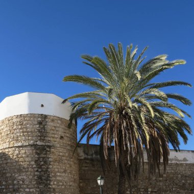 mimari, faro, Portekiz, beyaz evler, mavi gökyüzü, yemleri