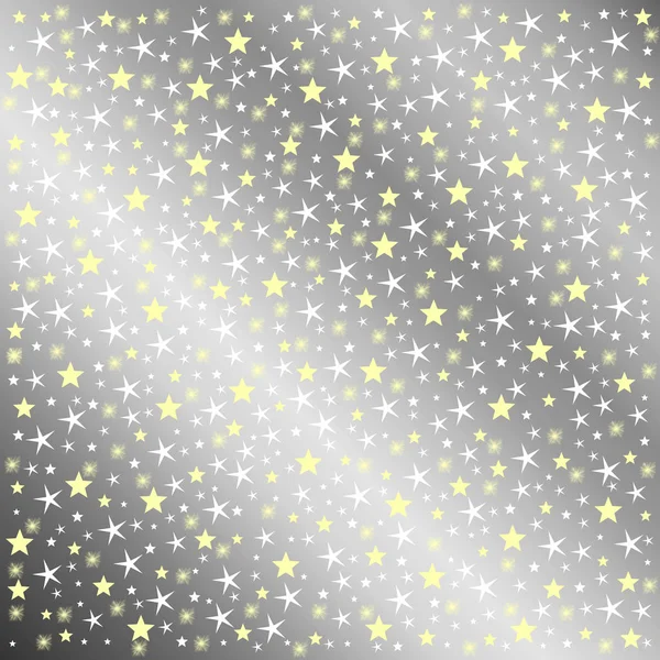 Many Small Colorful Shining Stars Festive Pattern — Stock Photo, Image