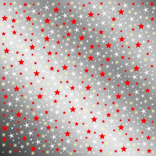 Viele Kleine Bunt Leuchtende Sterne Festliches Muster — Stockfoto