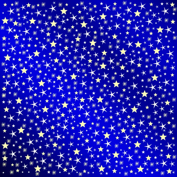 Molte Piccole Stelle Brillanti Colorate Motivo Festivo — Foto Stock