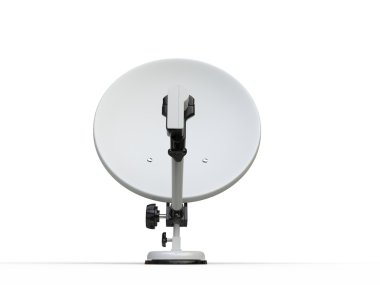 Beyaz Tv uydu anteni - Önden Görünüm