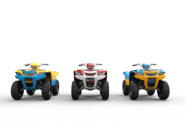 Üç quad Bisiklet - Önden Görünüm