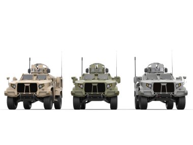 Askeri hafif zırh taktik araçlar - Önden Görünüm