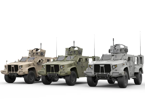 Military light armor tactical vehicles - all environments — Stock fotografie