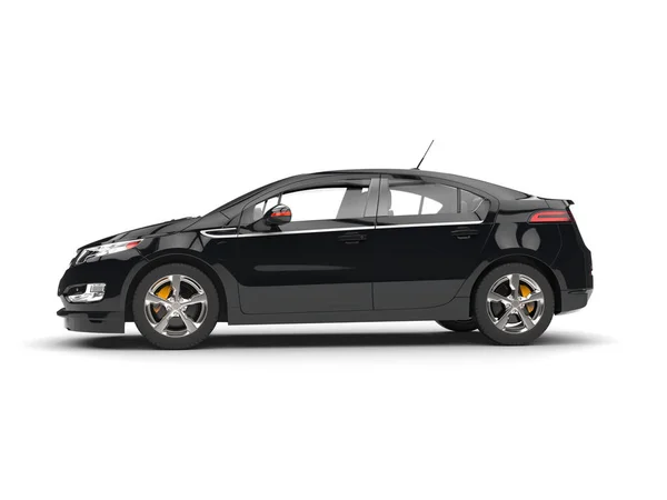 Negocio moderno coche negro - vista lateral —  Fotos de Stock