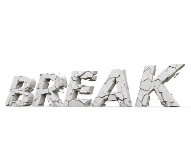 Break - orta her yerde kırık